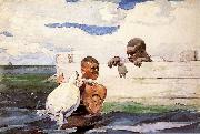 Winslow Homer The Turtle Pound France oil painting artist